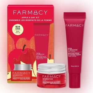 Farmacy An Apple A Day Lip Set Gift New in Box